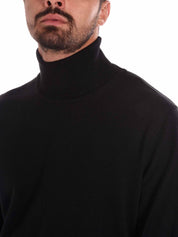 Maglie a collo alto Nero Borgoni Milano