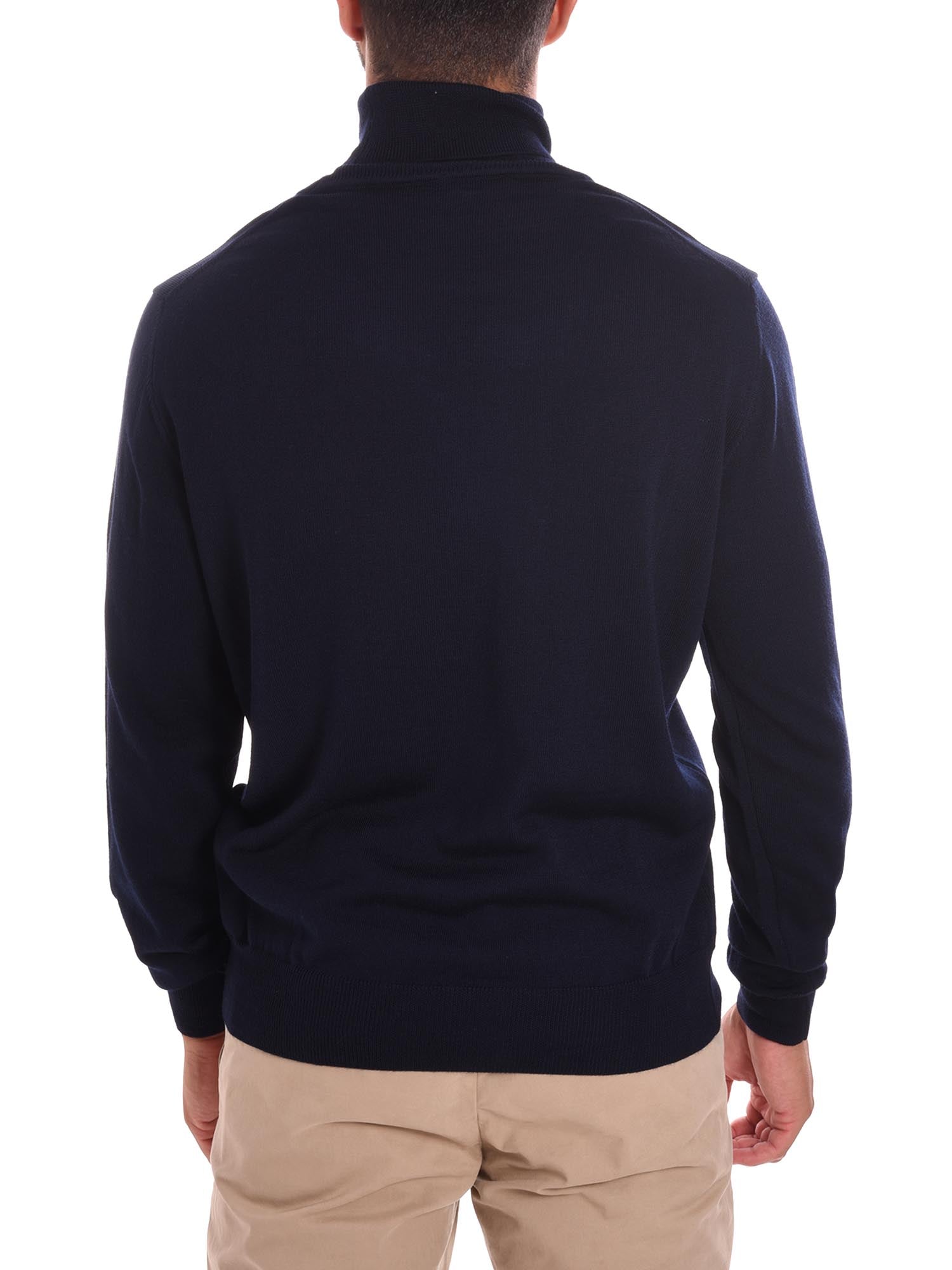 Maglie a collo alto Blu Borgoni Milano