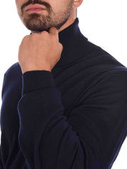 Maglie a collo alto Blu Borgoni Milano