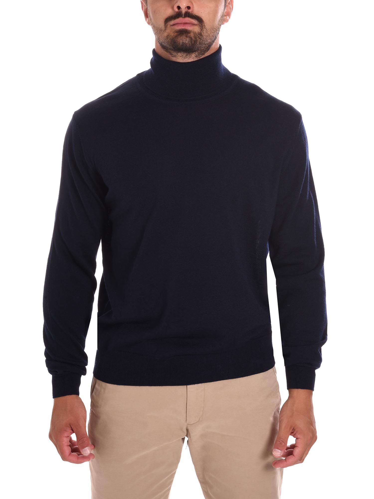 Maglie a collo alto Blu Borgoni Milano