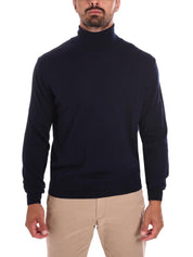 Maglie a collo alto Blu Borgoni Milano