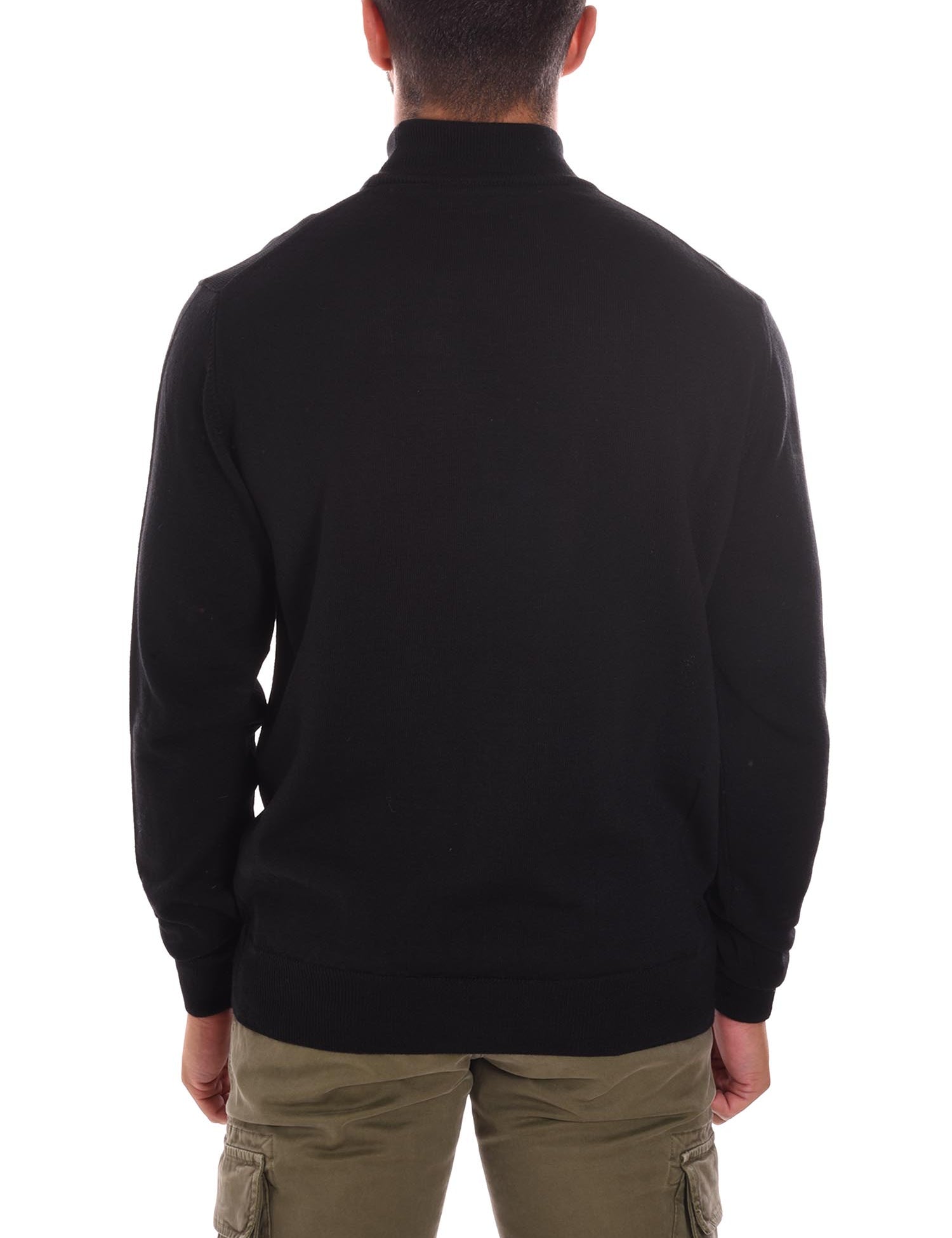 Maglie a collo alto Nero Borgoni Milano