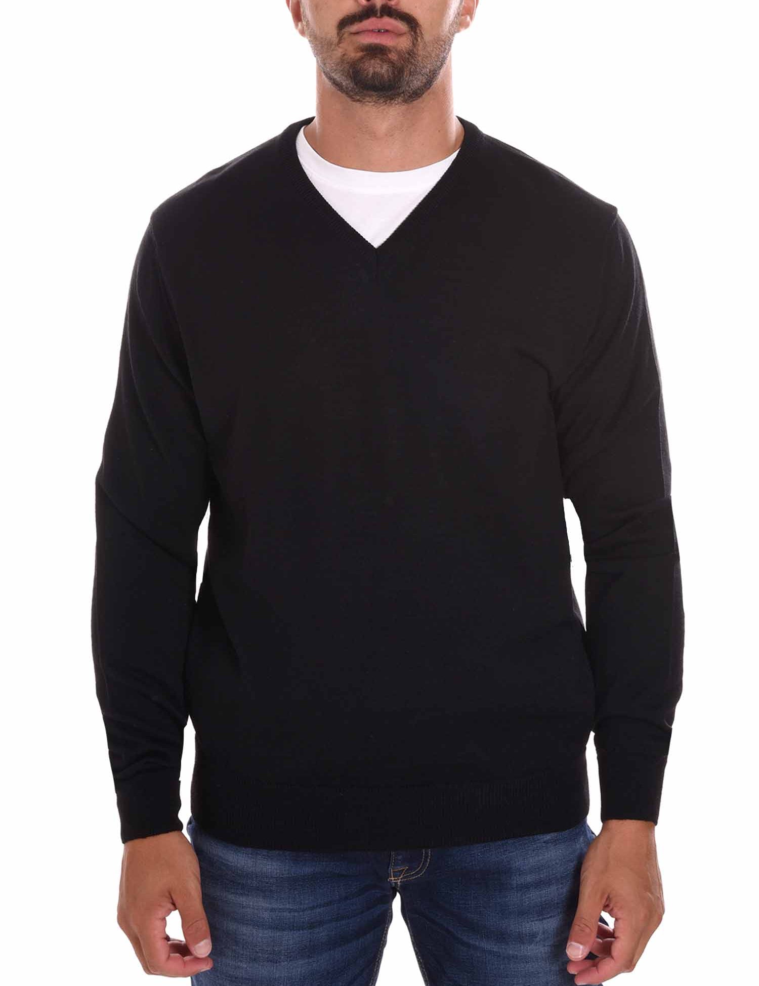 Maglioncini Nero Borgoni Milano