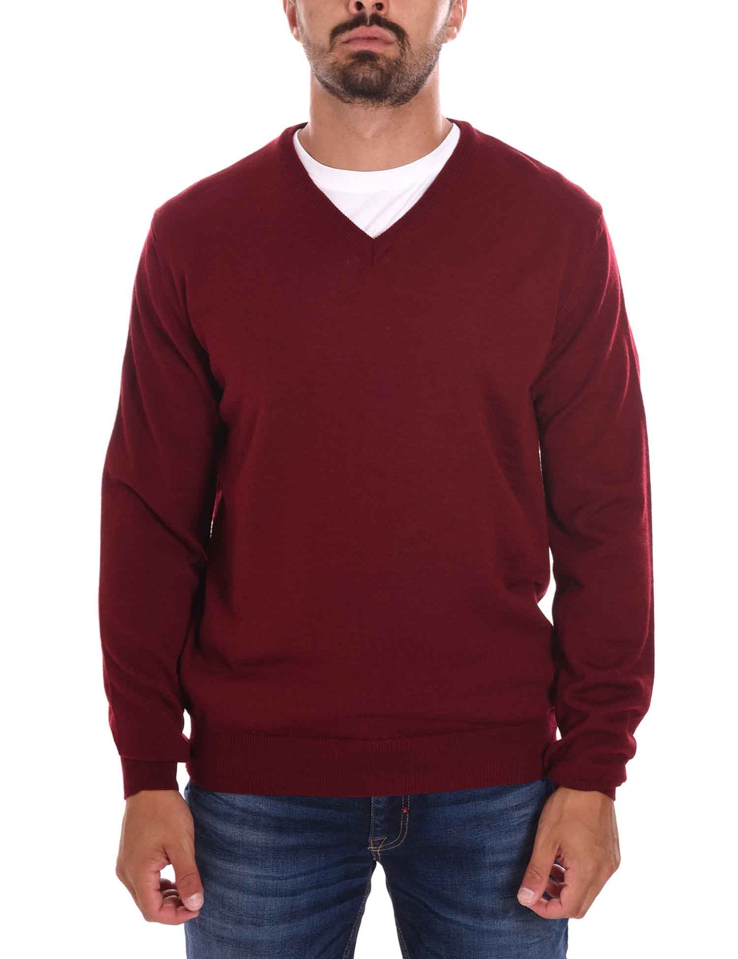 Maglioncini Bordeaux Borgoni Milano