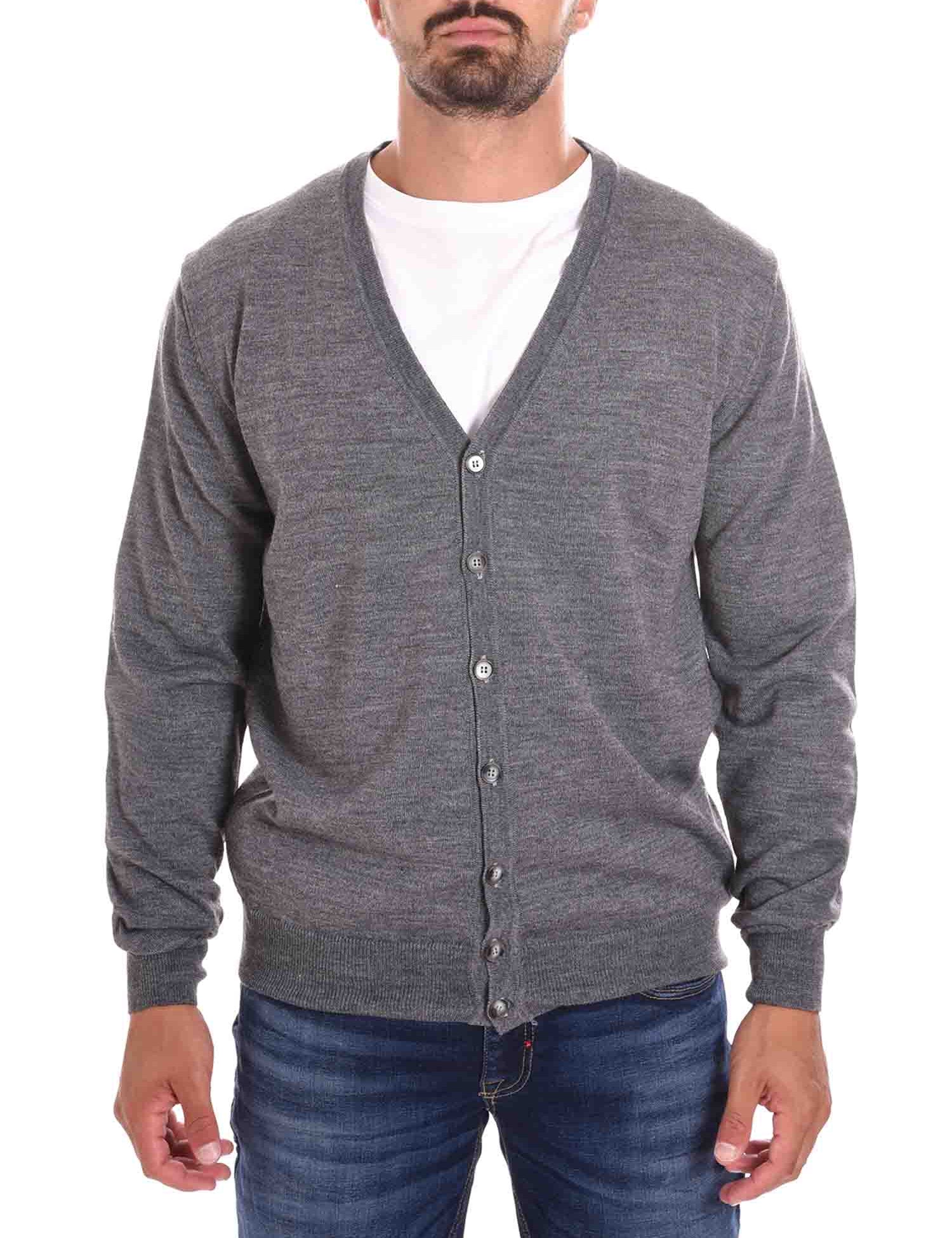 Cardigan Grigio Borgoni Milano