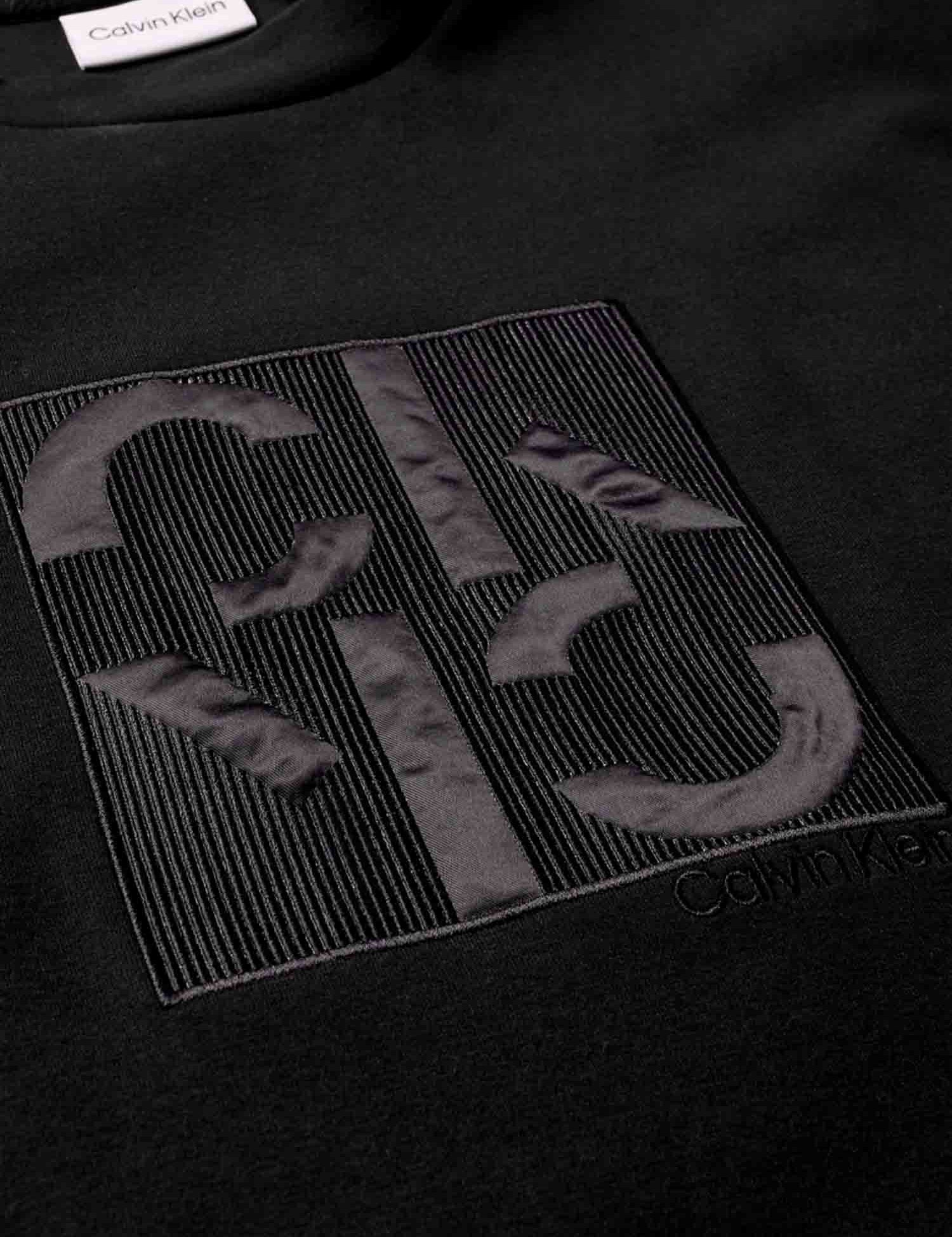 Felpe Nero Calvin Klein