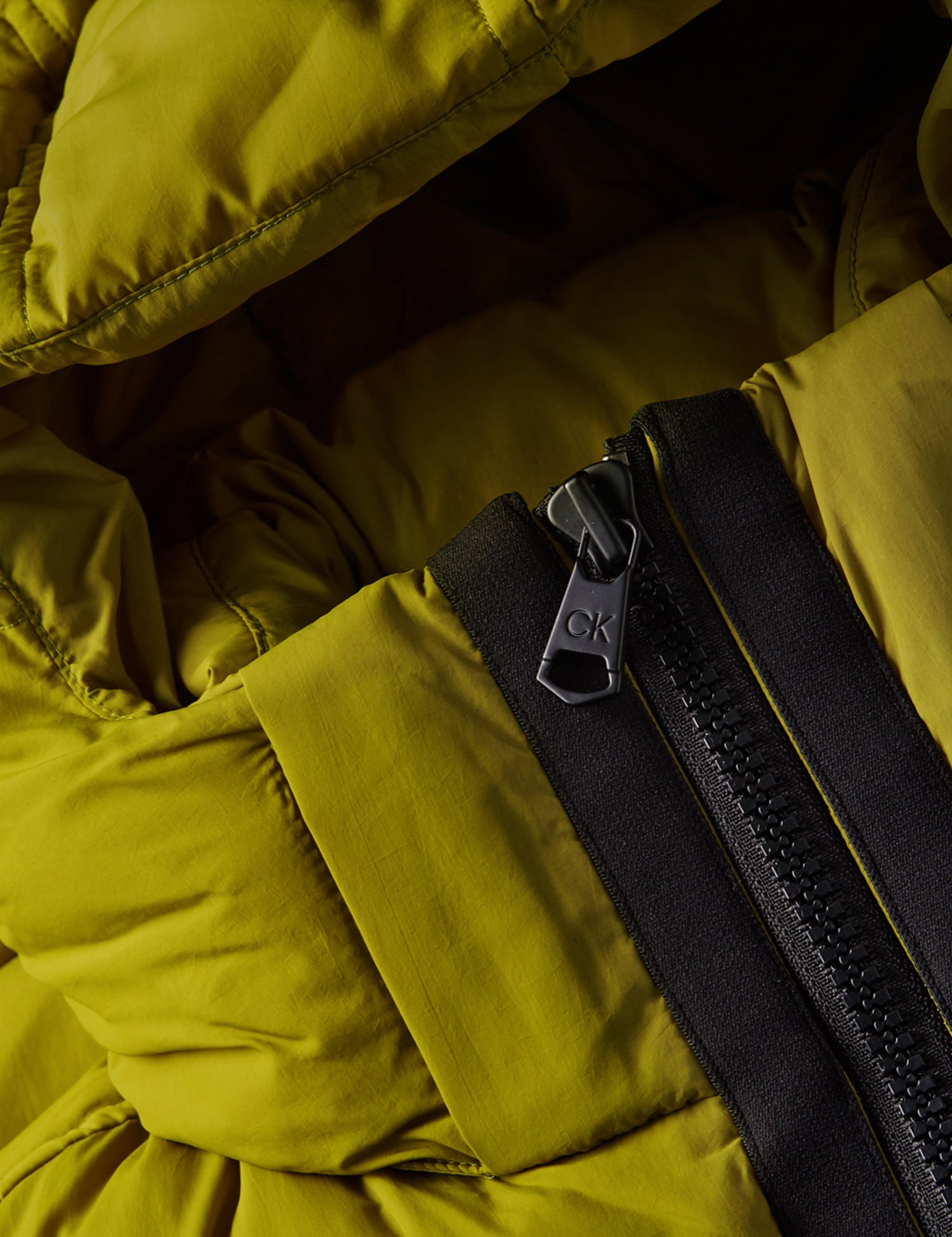 Piumini Verde Chiaro Calvin Klein