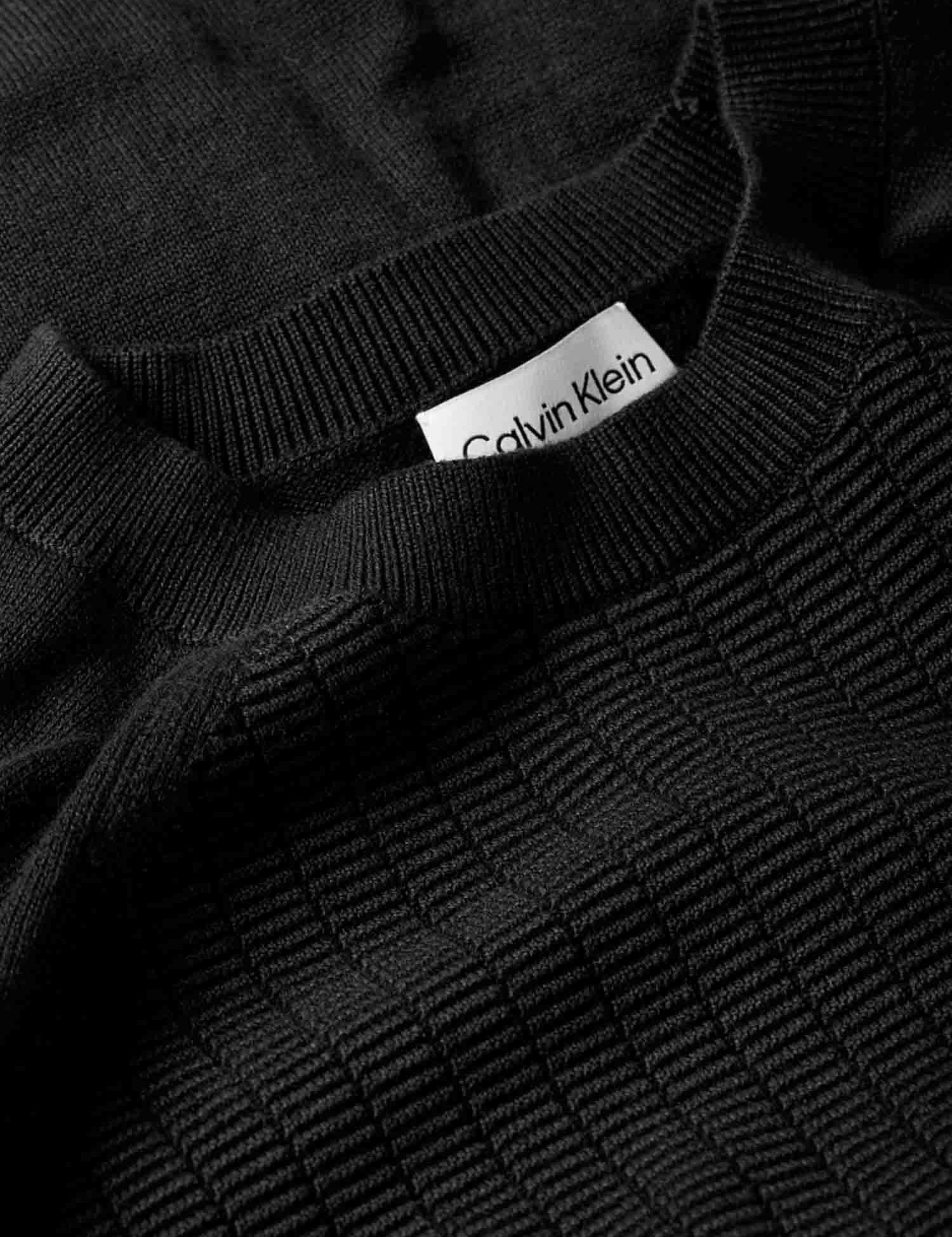 Maglioncini Nero Calvin Klein