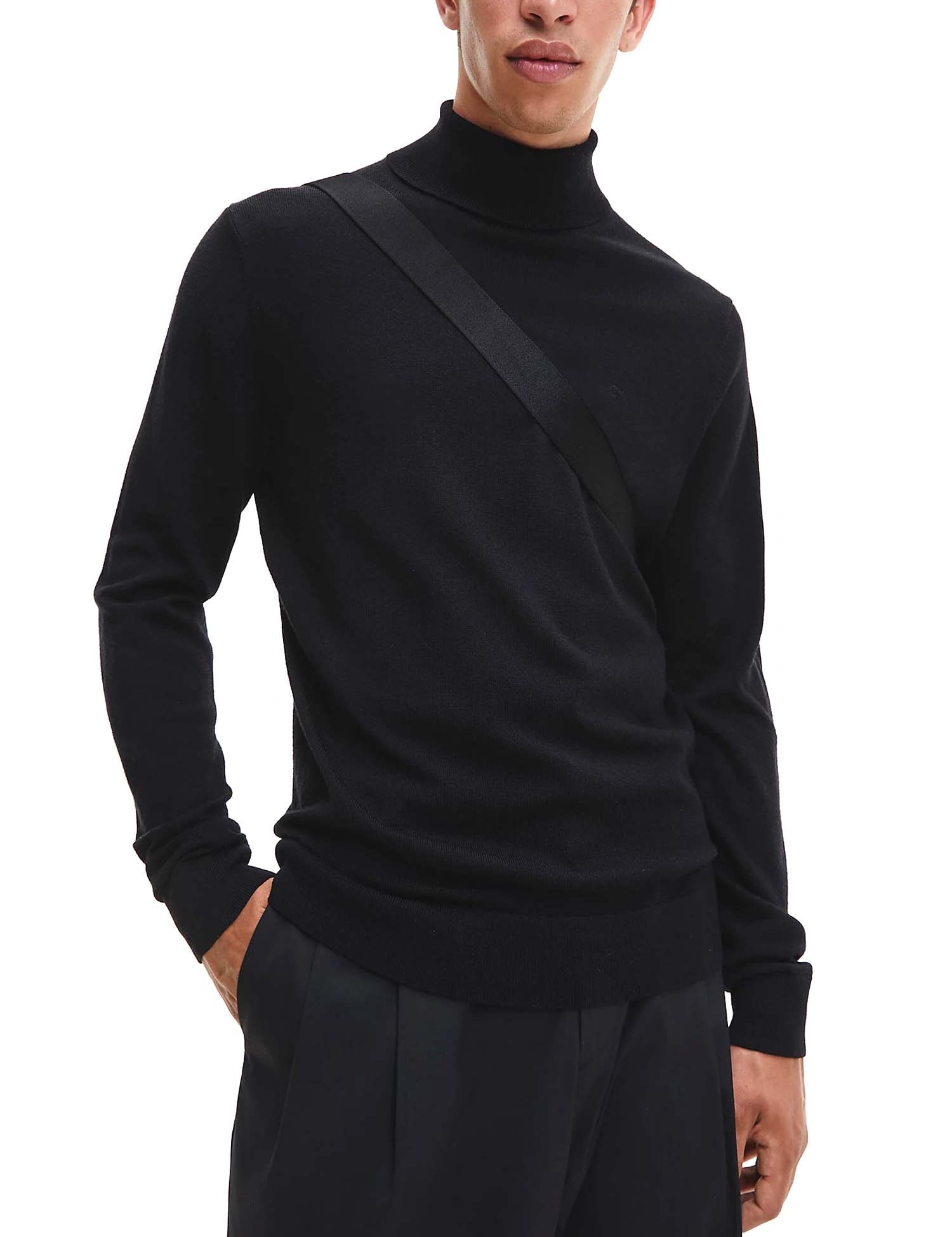 Maglie a collo alto Nero Calvin Klein