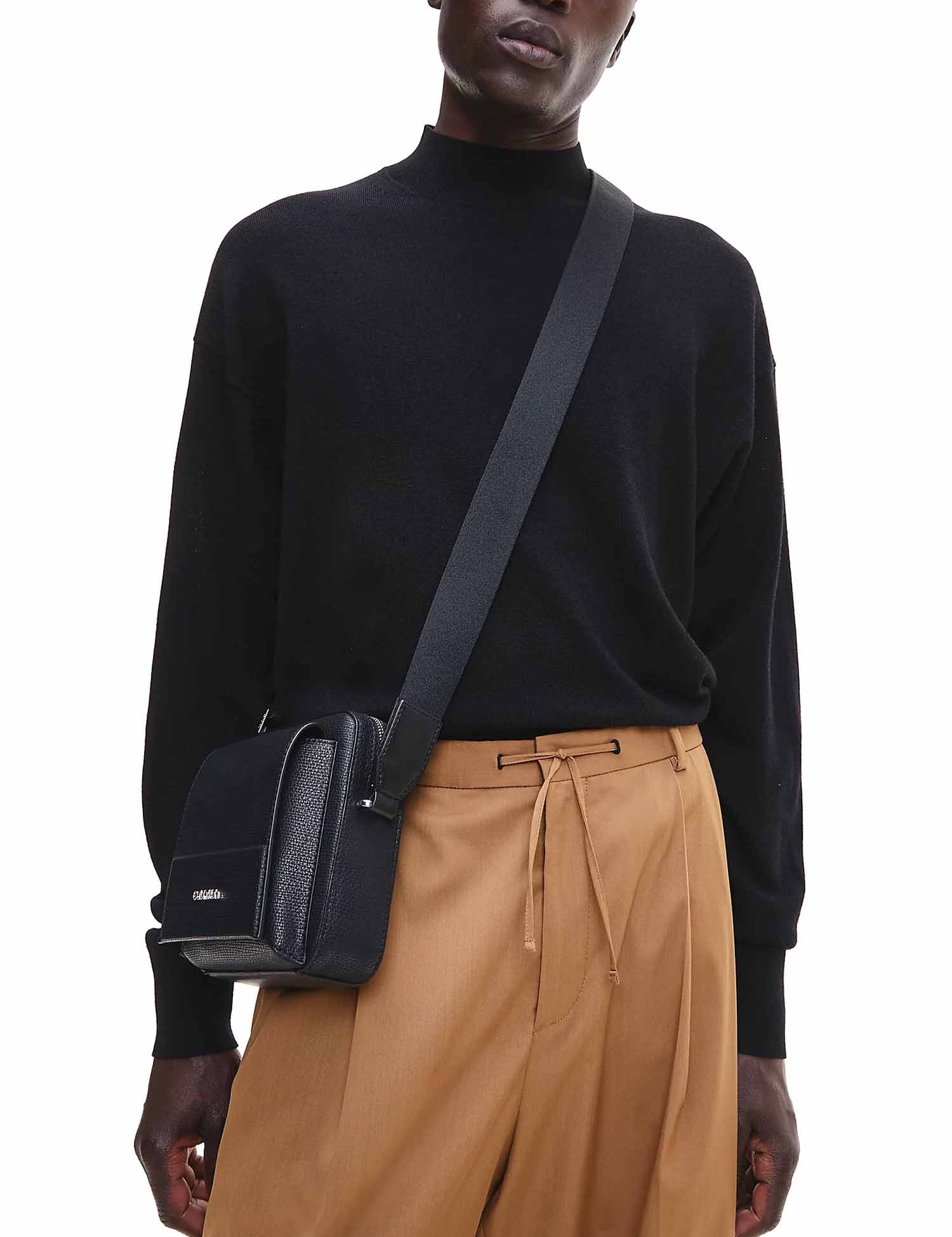 Maglie a collo alto Nero Calvin Klein