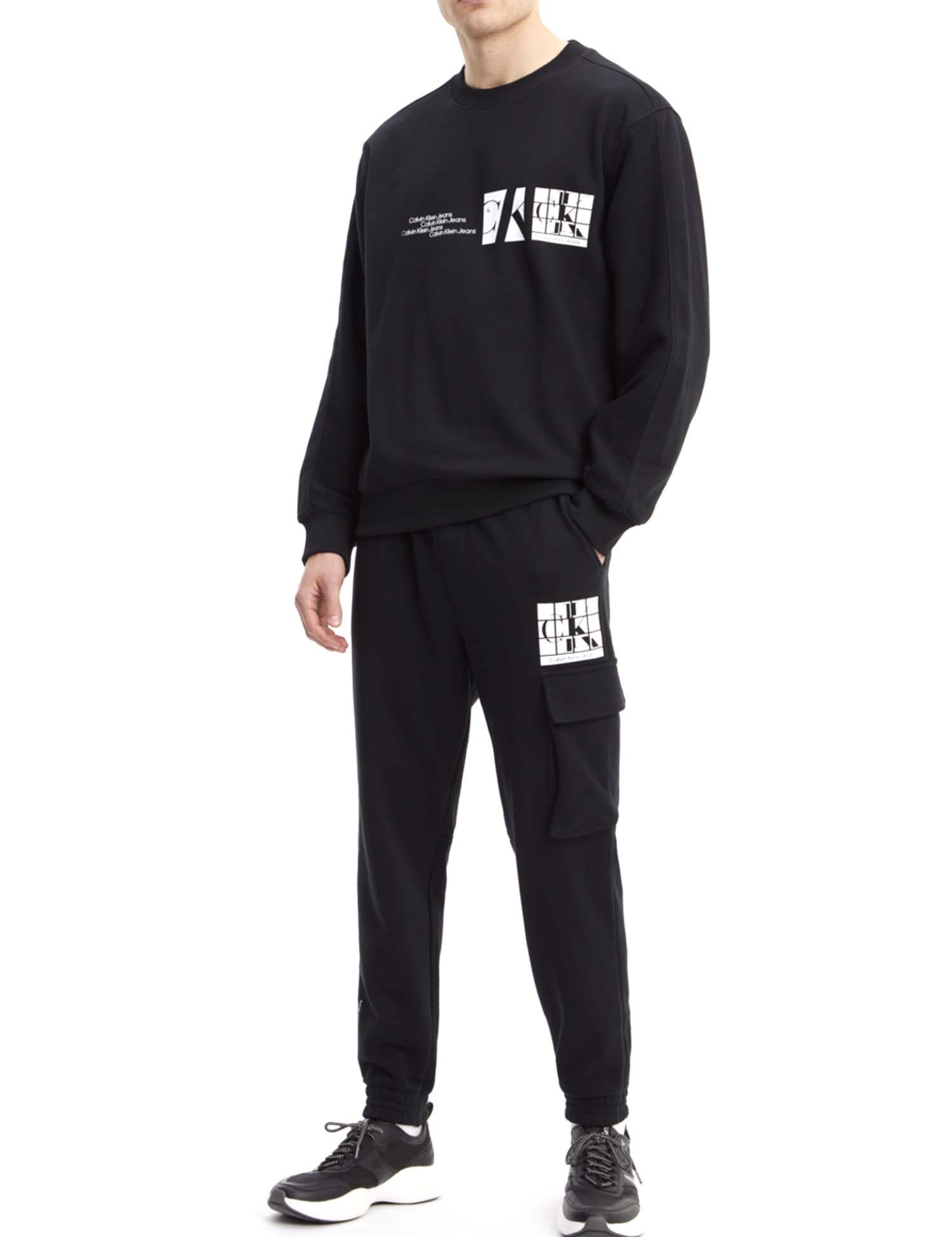 Pantaloni sportivi Nero Calvin Klein Jeans