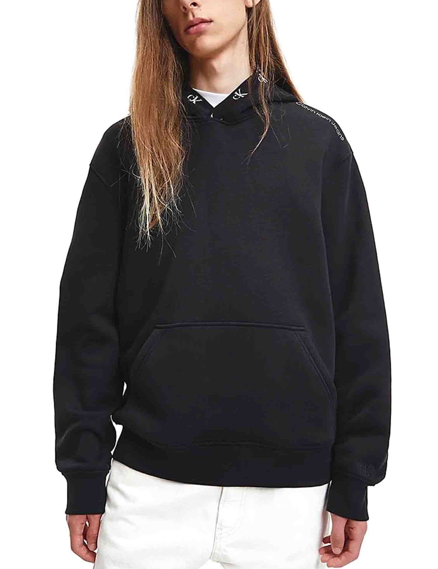 Felpe Nero Calvin Klein Jeans