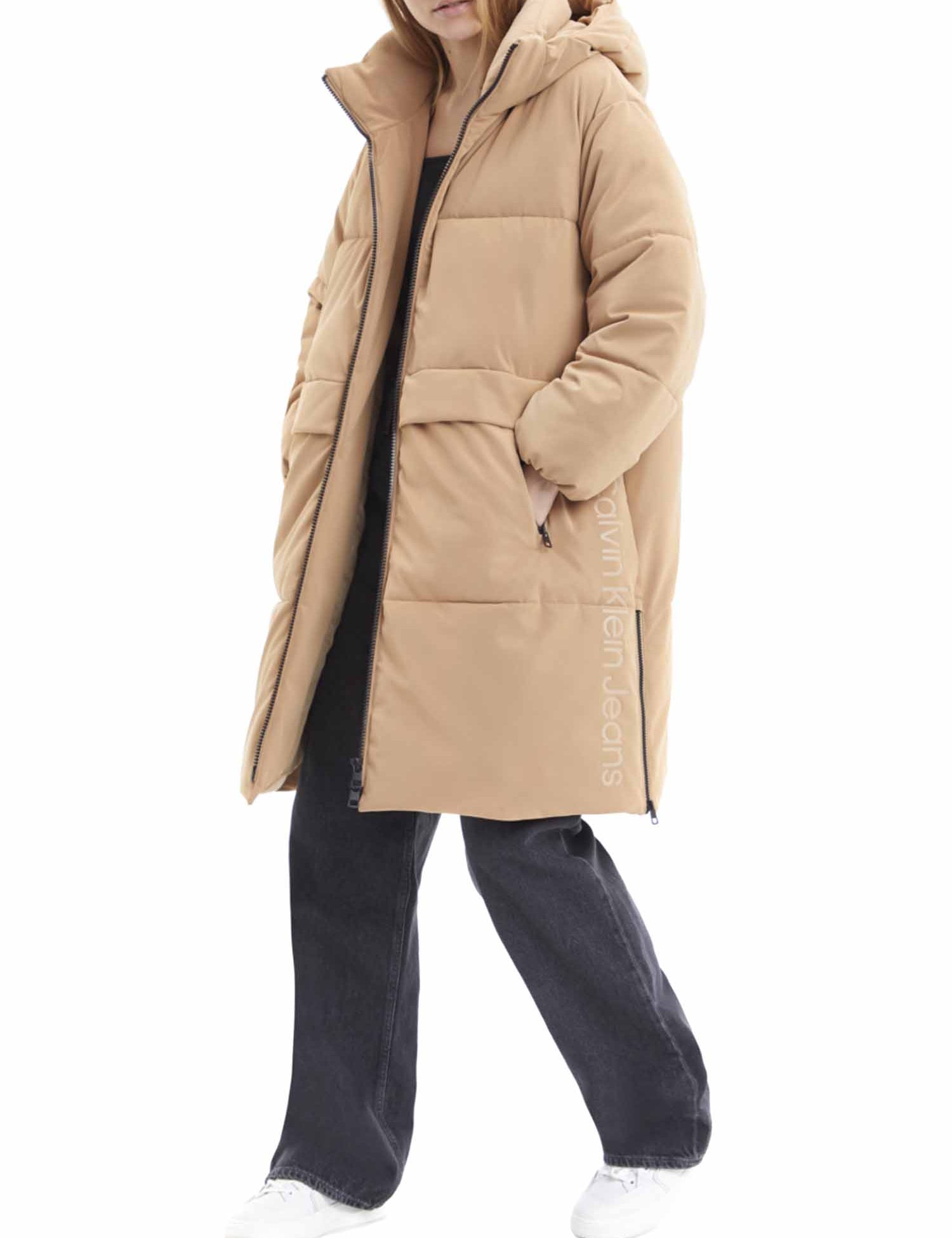 Piumini Beige Calvin Klein Jeans