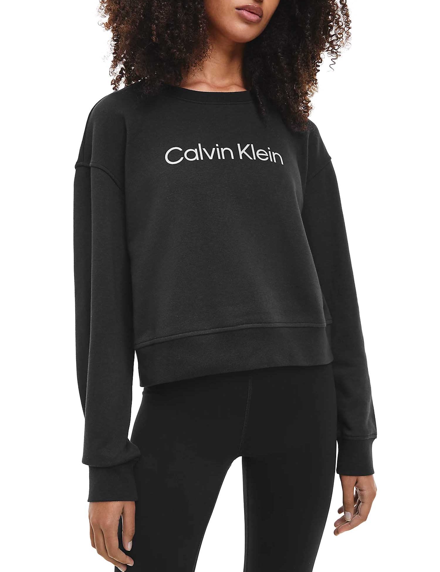 Felpe Nero Calvin Klein Performance 