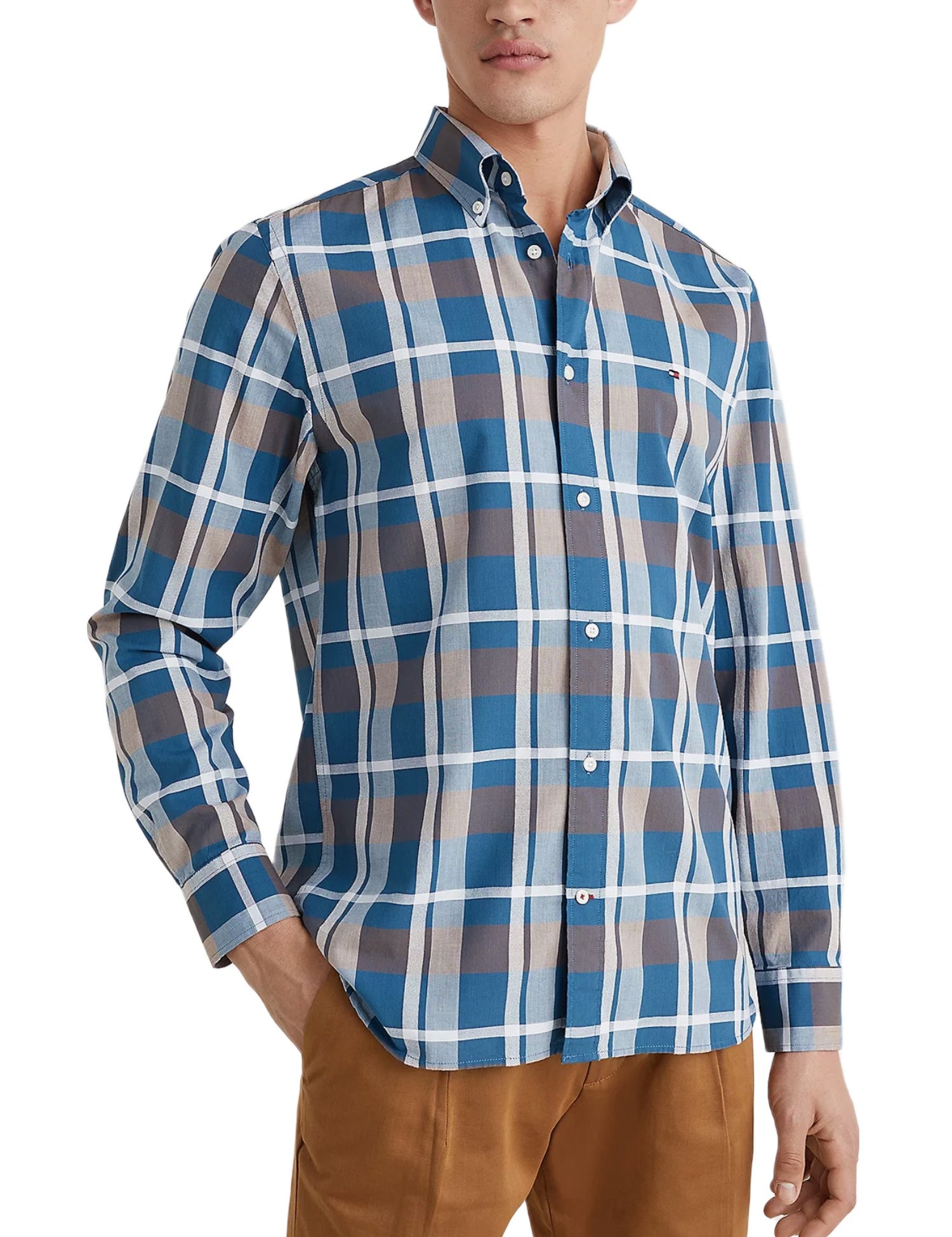 Camicie Blu Tommy Hilfiger