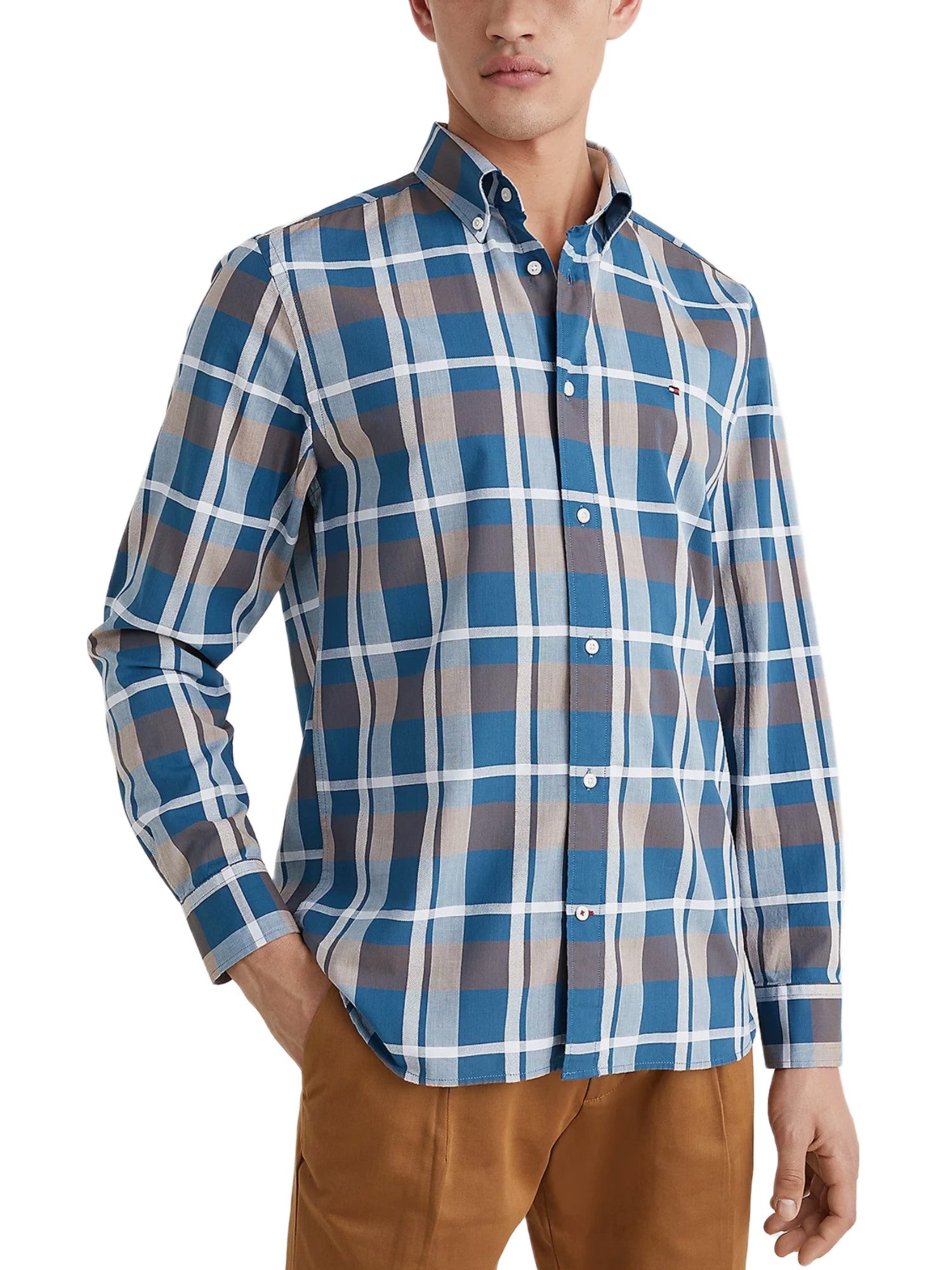 Camicie Blu Tommy Hilfiger