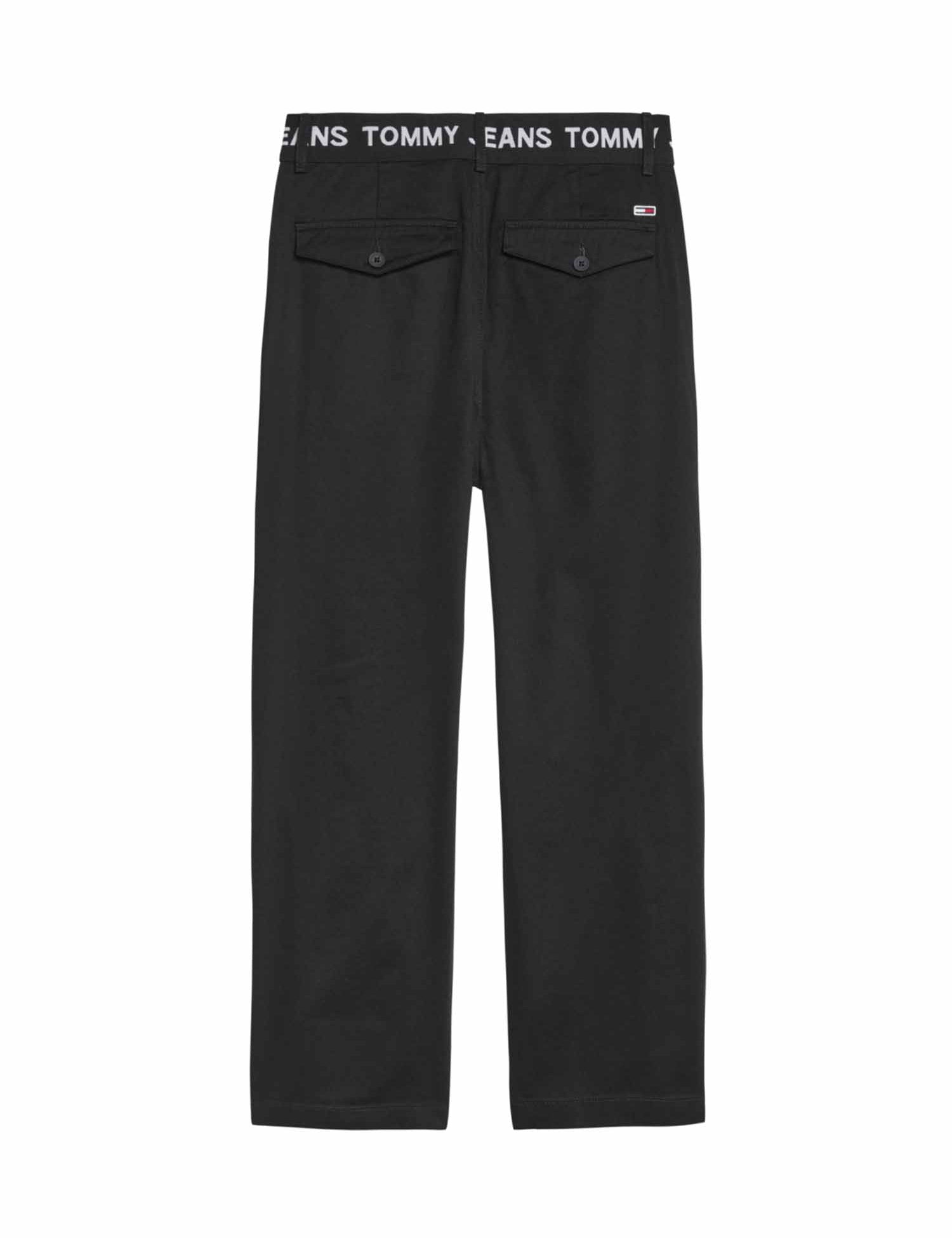 Pantaloni Nero Tommy Jeans