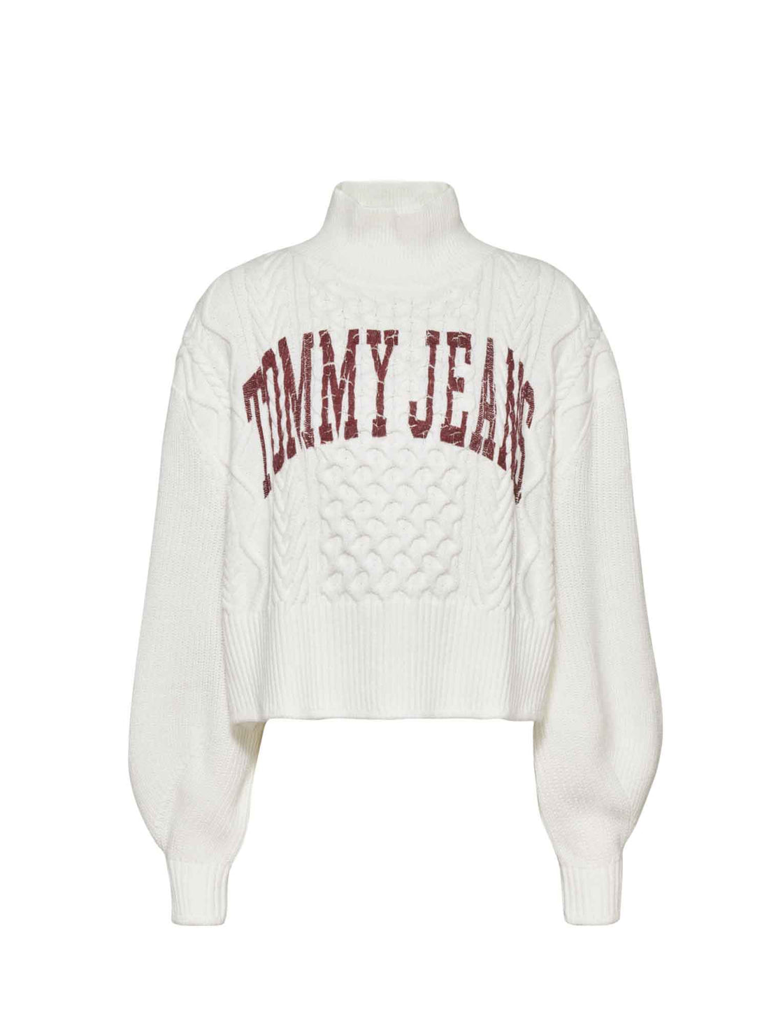 Maglie a collo alto Bianco Tommy Jeans