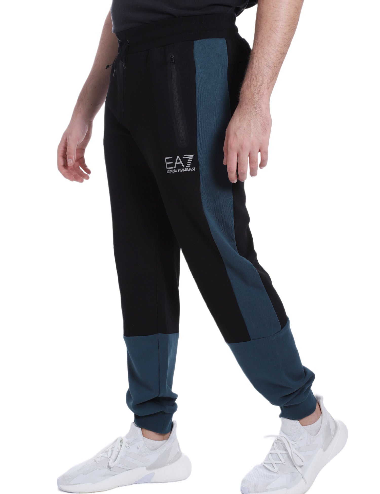 Pantaloni sportivi Nero Ea7 Emporio Armani
