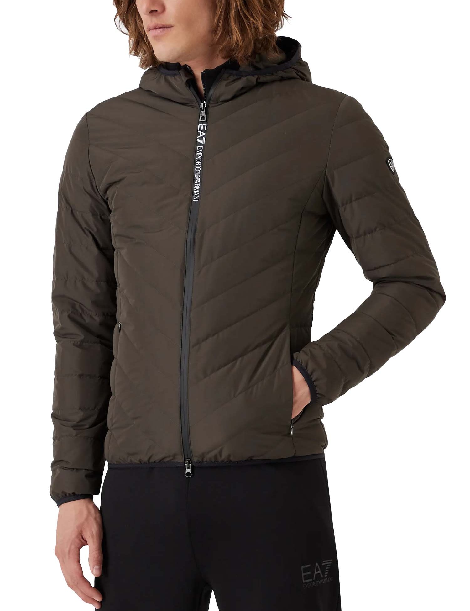 Piumini Verde Ea7 Emporio Armani