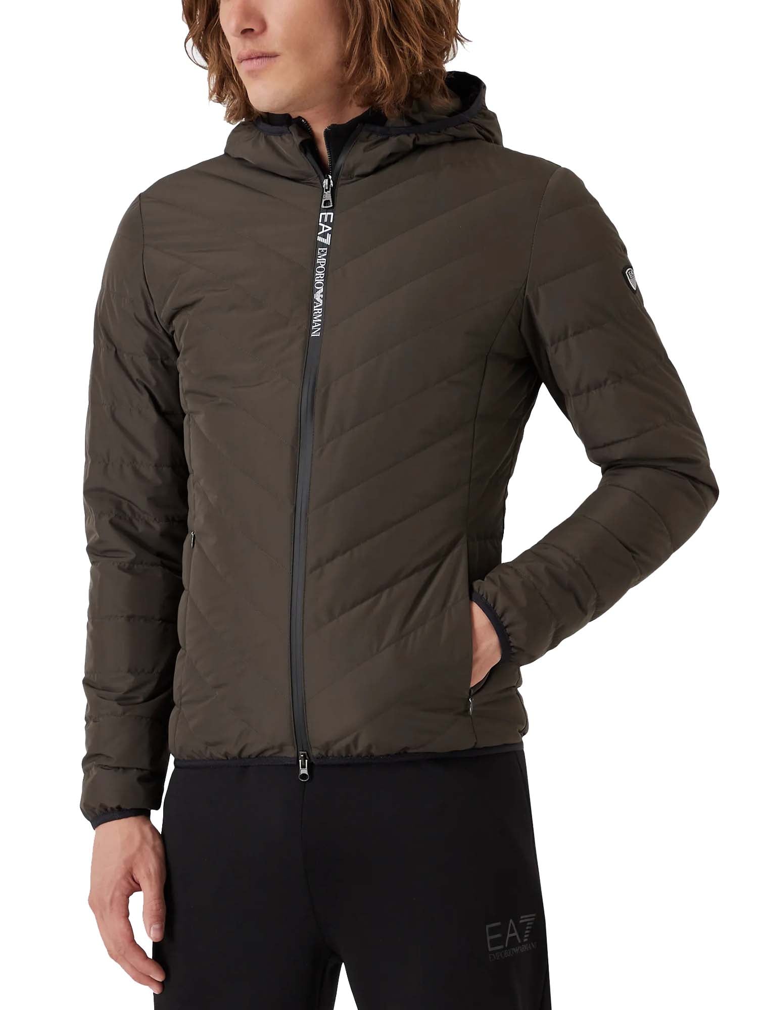 Piumini Verde Ea7 Emporio Armani