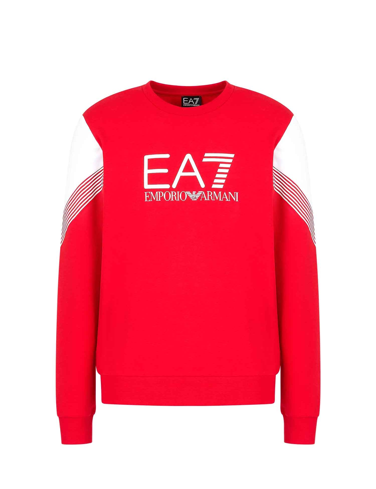 Felpe Rosso Ea7 Emporio Armani
