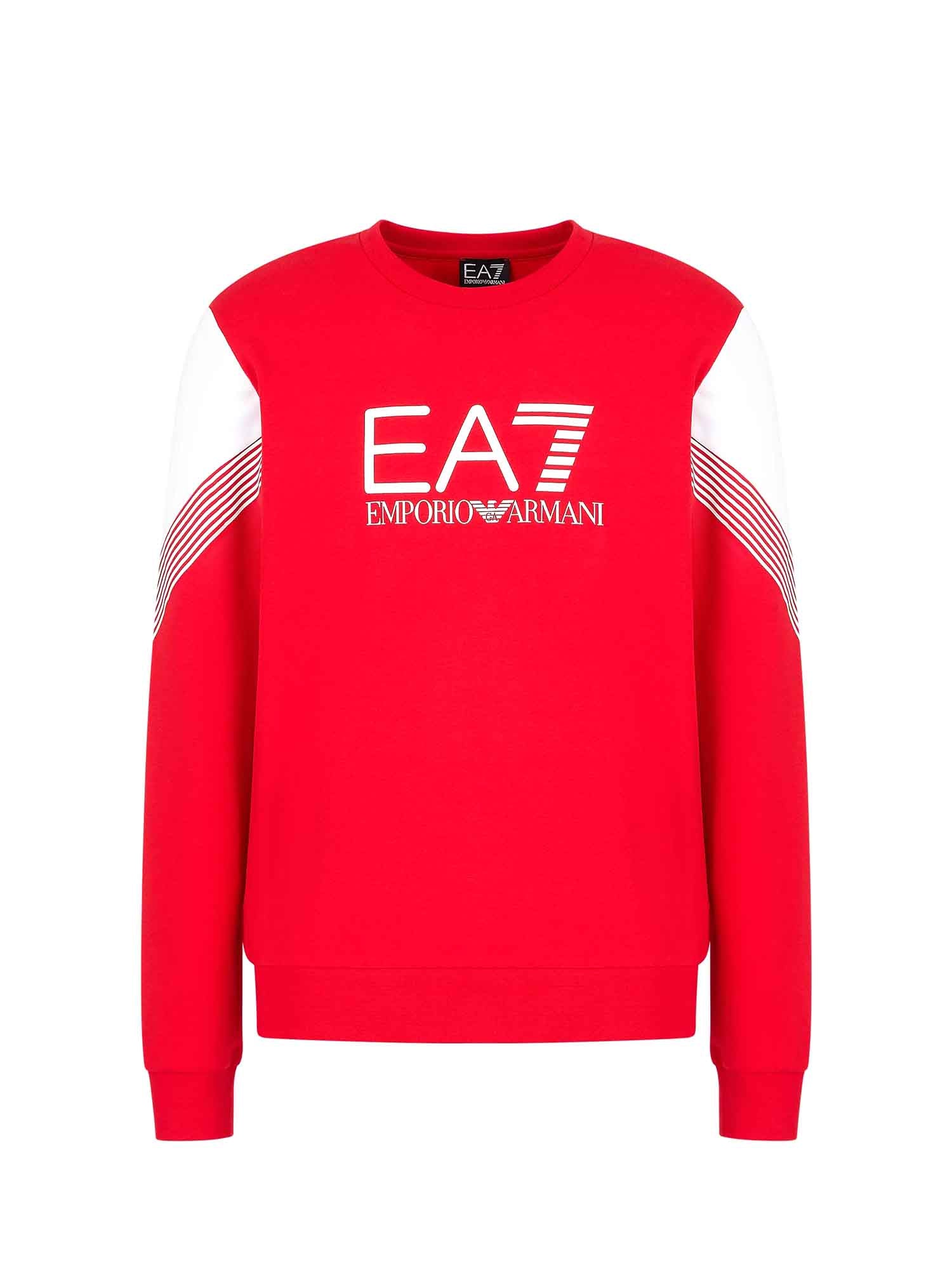 Felpe Rosso Ea7 Emporio Armani