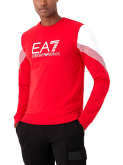 Felpe Rosso Ea7 Emporio Armani