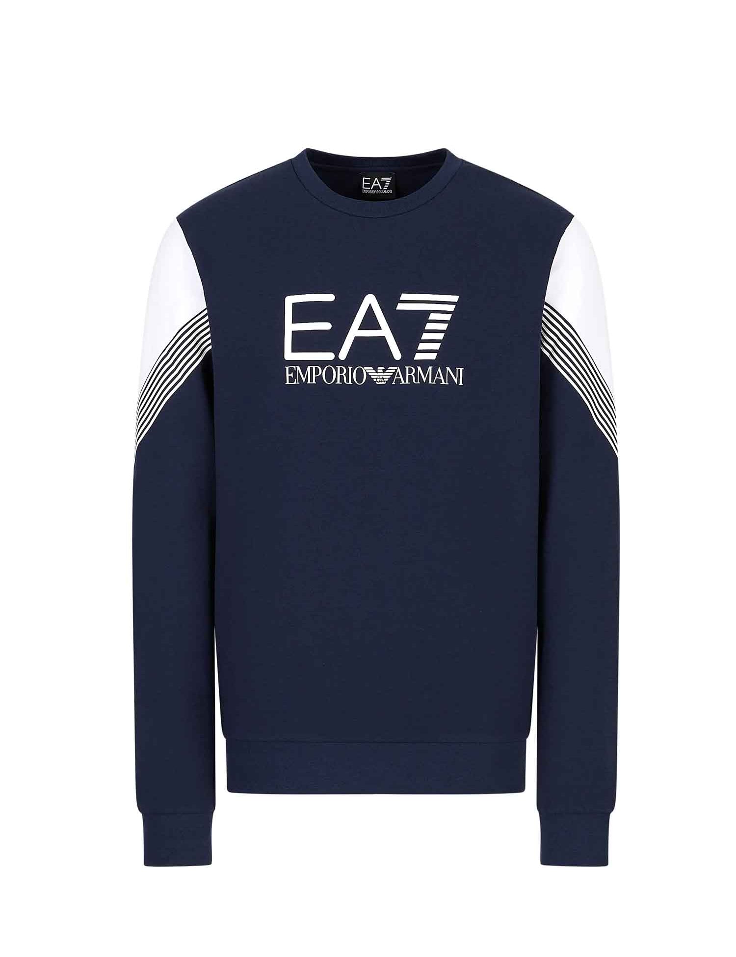 Felpe Blu Ea7 Emporio Armani