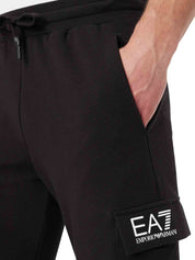 Pantaloni sportivi Nero Ea7 Emporio Armani