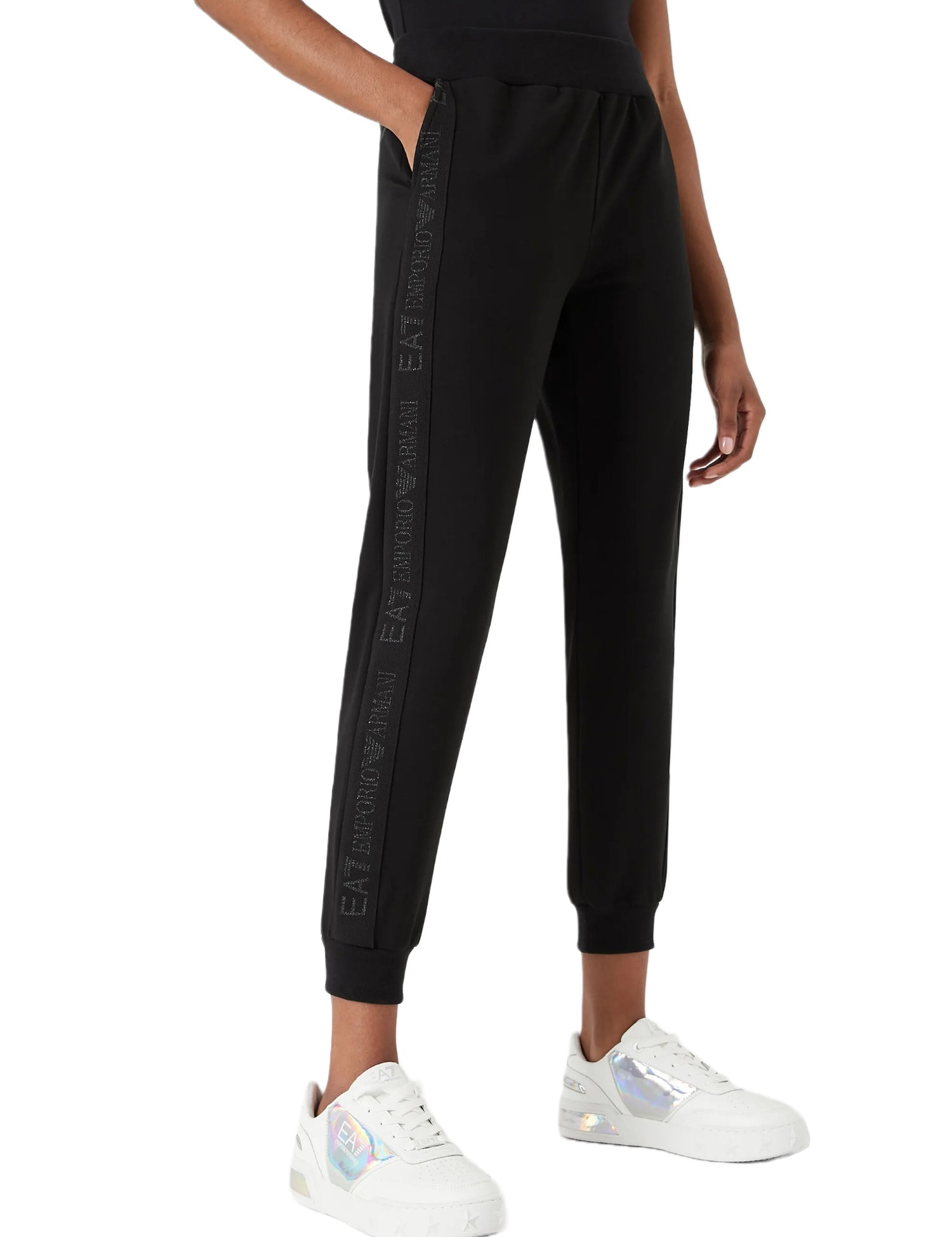 Pantaloni sportivi Nero Ea7 Emporio Armani