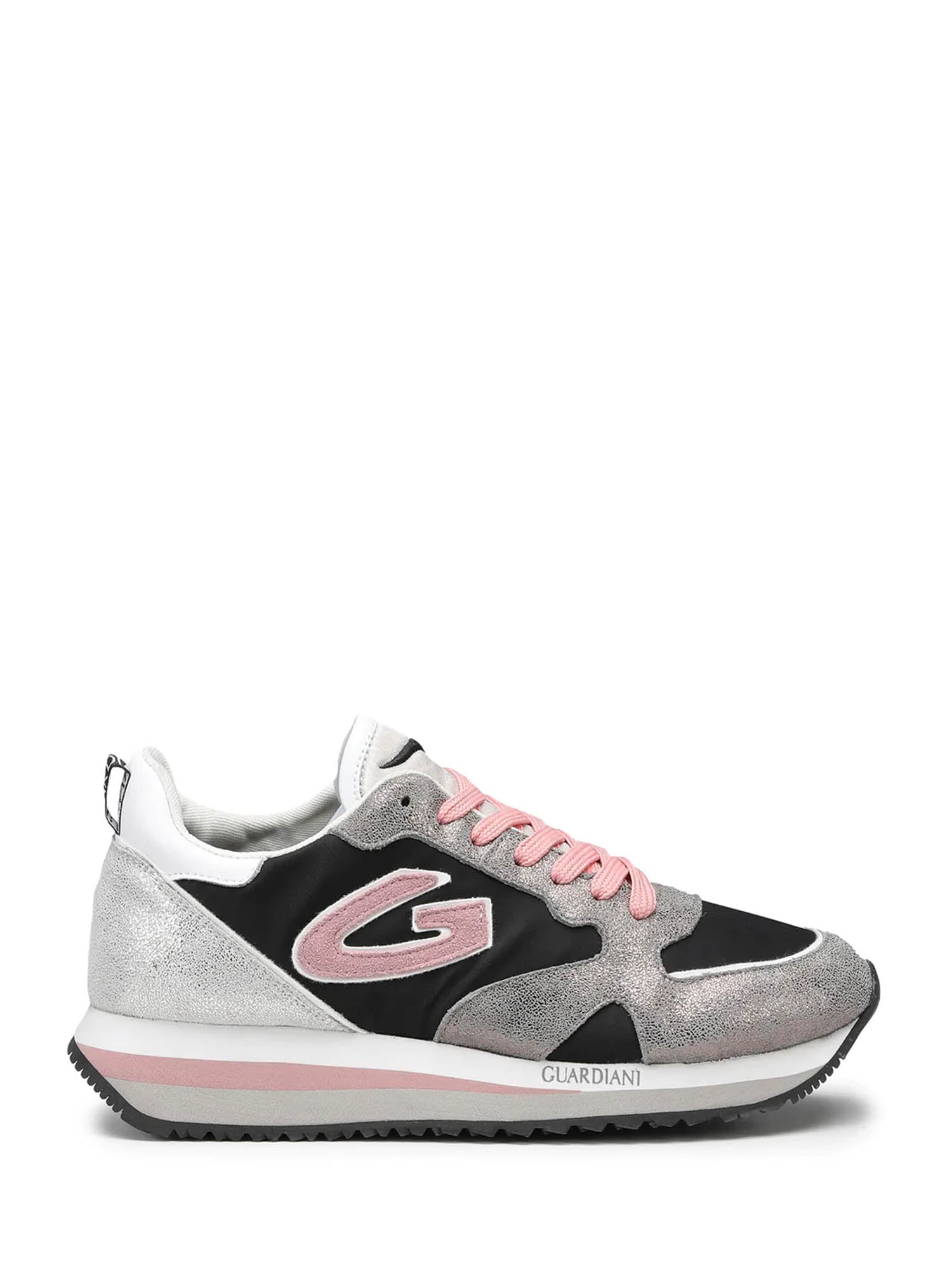 Sneakers Argentato Alberto Guardiani