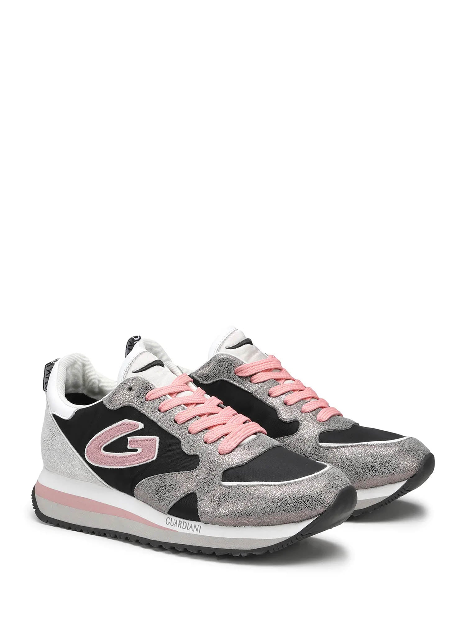 Sneakers Argentato Alberto Guardiani