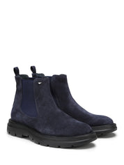 Stivaletti Blu Alberto Guardiani