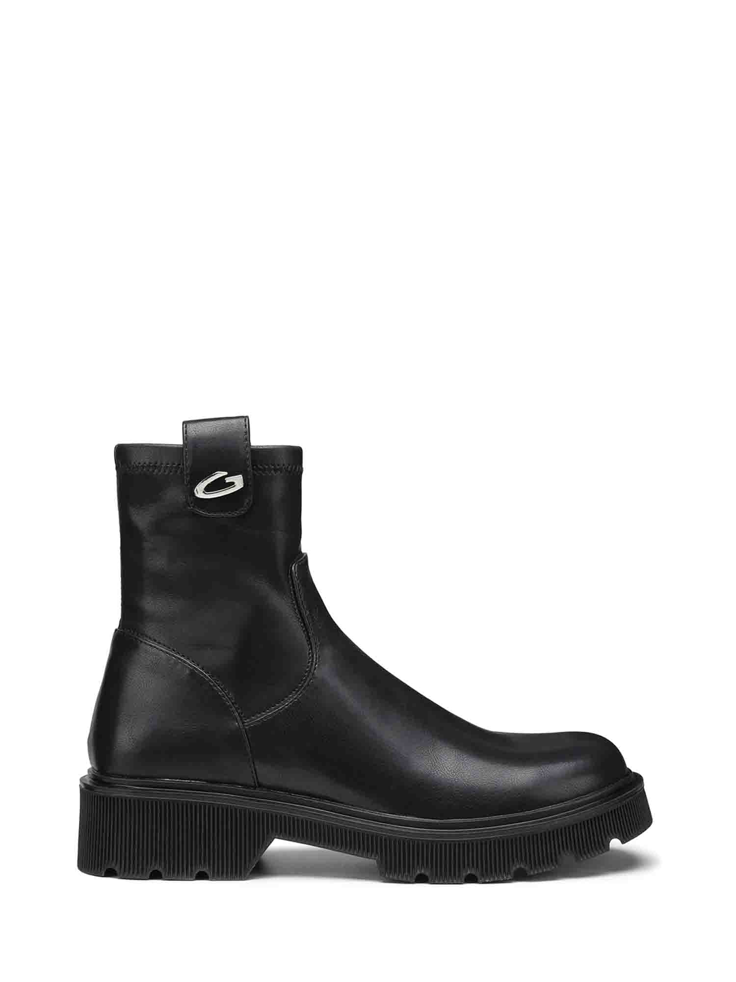 Stivaletti Nero Alberto Guardiani