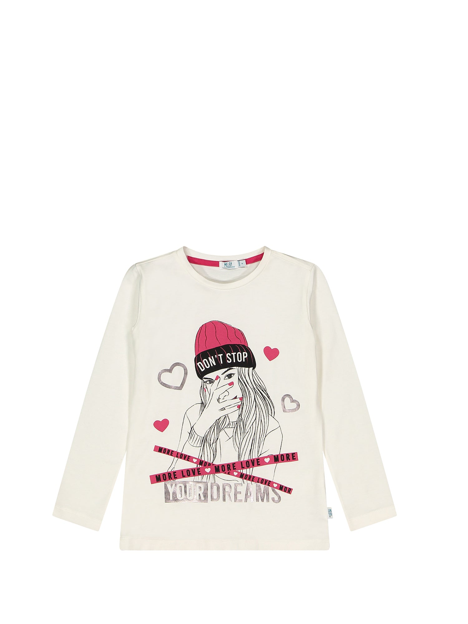 T-shirt Bianco Rosso Melby