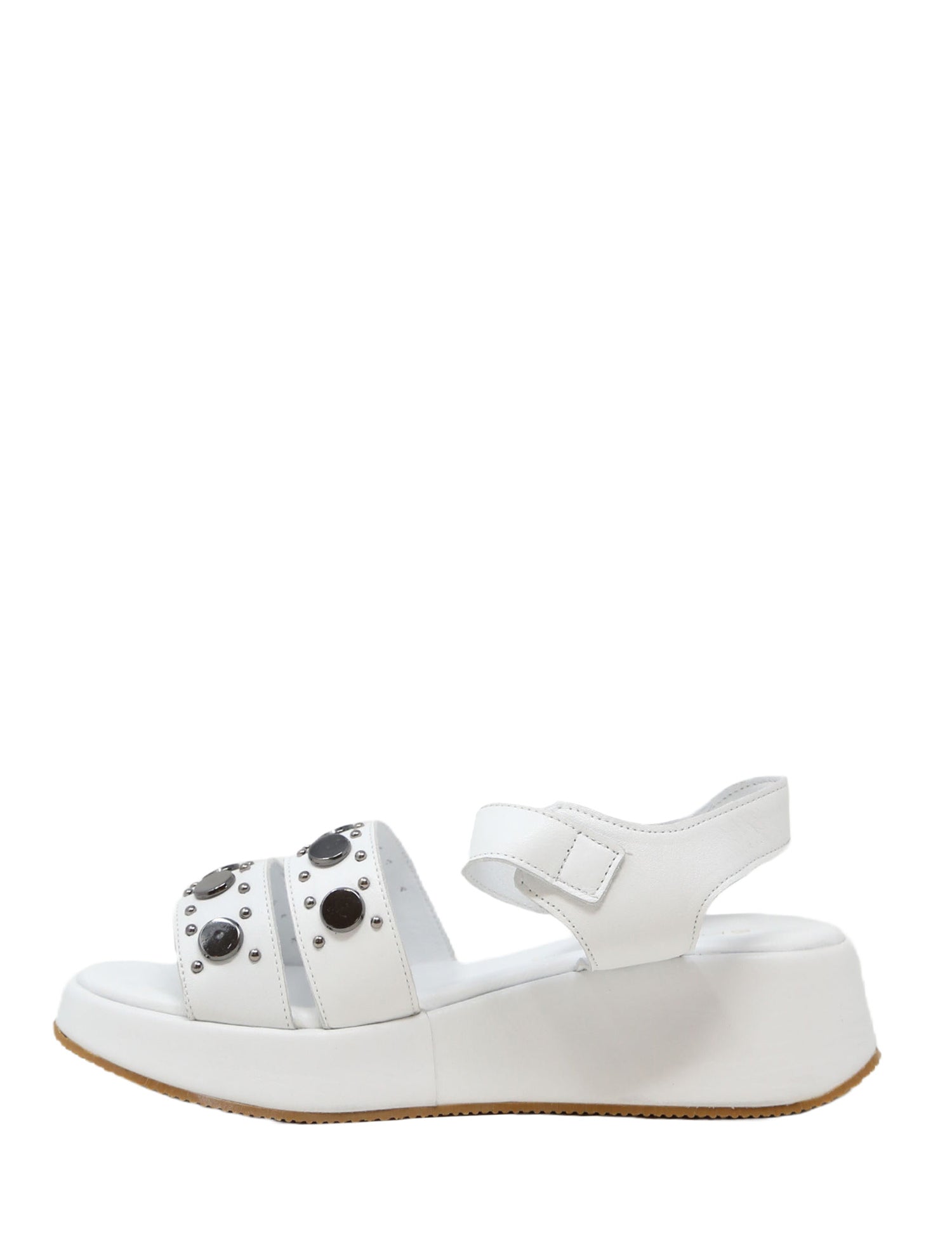 Sandali zeppa Bianco Sshady