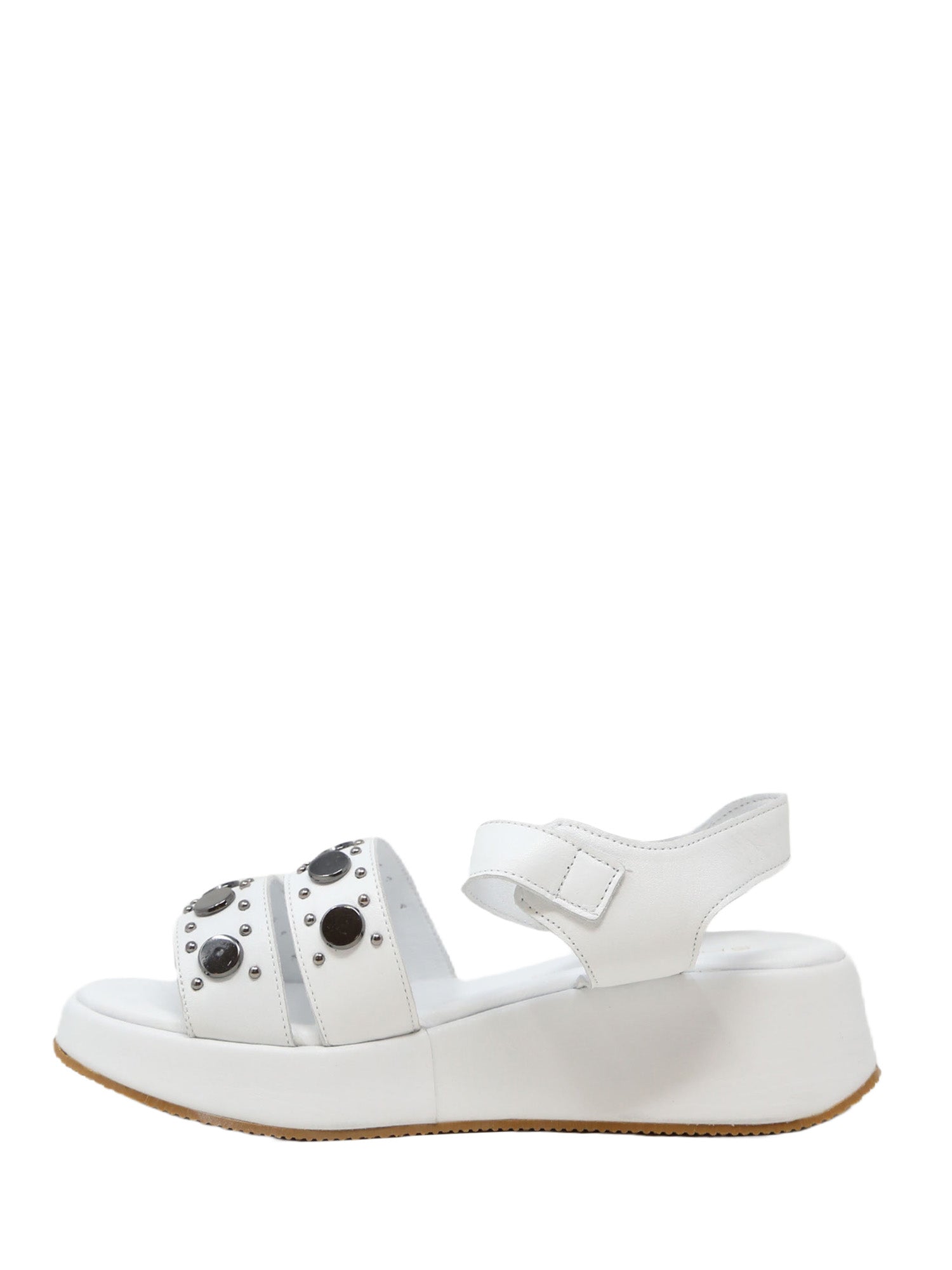 Sandali zeppa Bianco Sshady