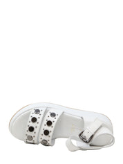 Sandali zeppa Bianco Sshady