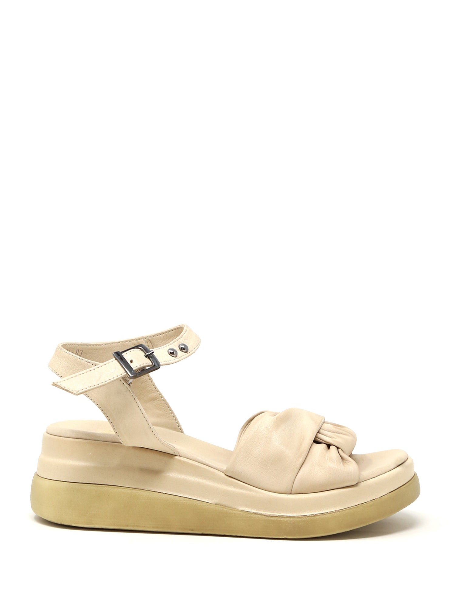 Sandali zeppa Beige Sshady