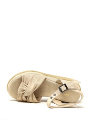 Sandali zeppa Beige Sshady