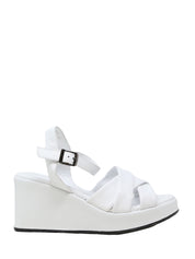 Sandali zeppa Bianco Sshady