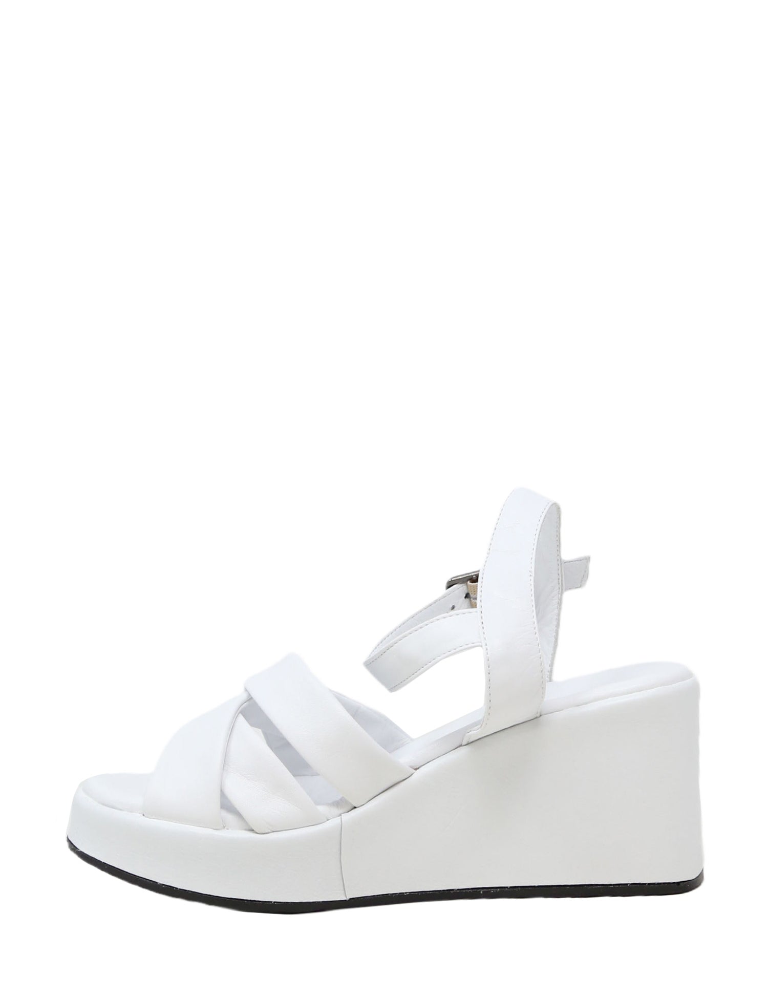 Sandali zeppa Bianco Sshady