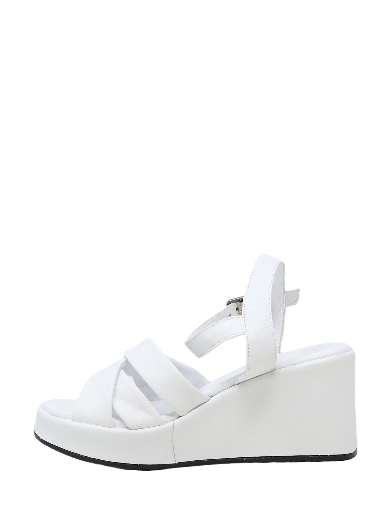 Sandali zeppa Bianco Sshady