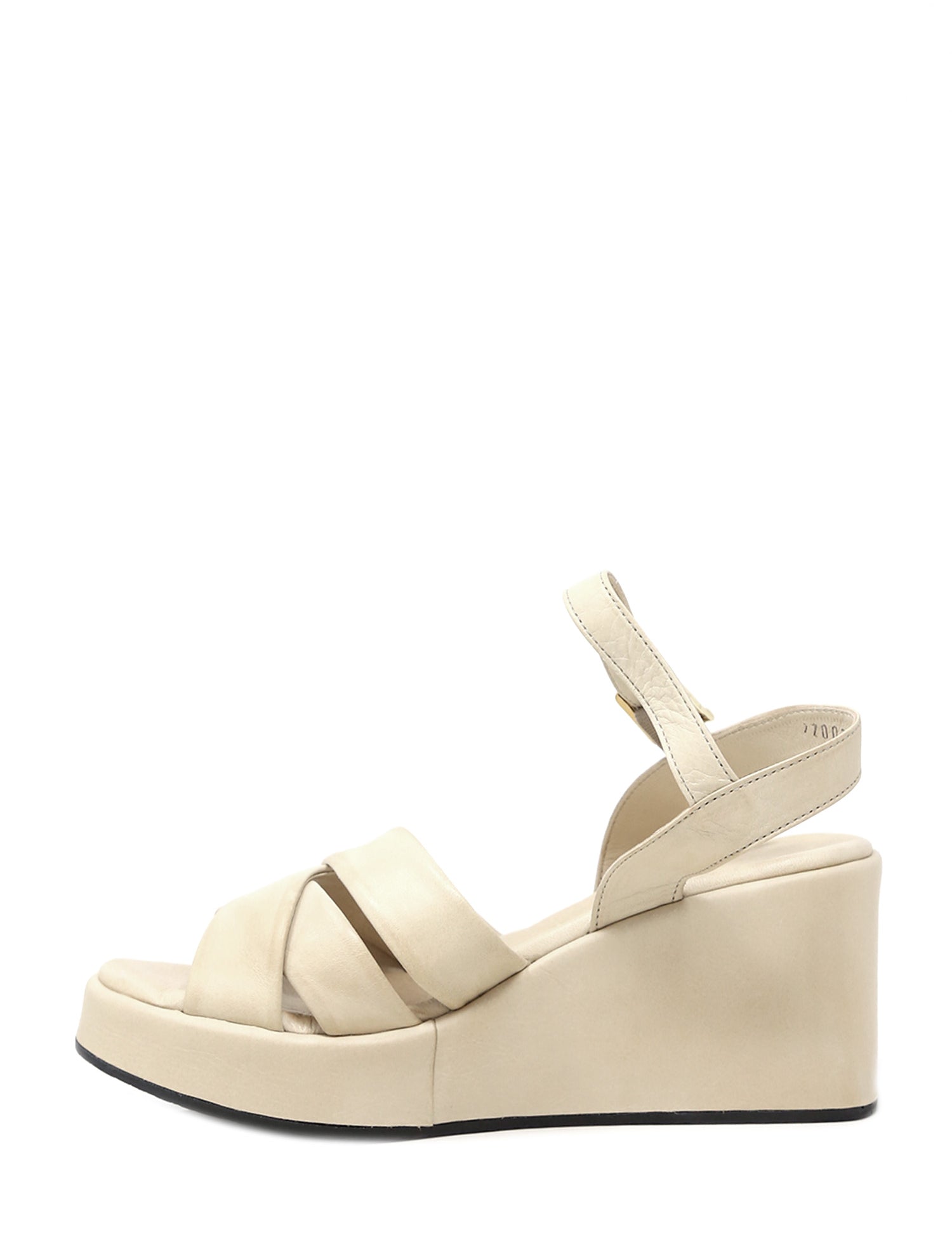 Sandali zeppa Beige Sshady