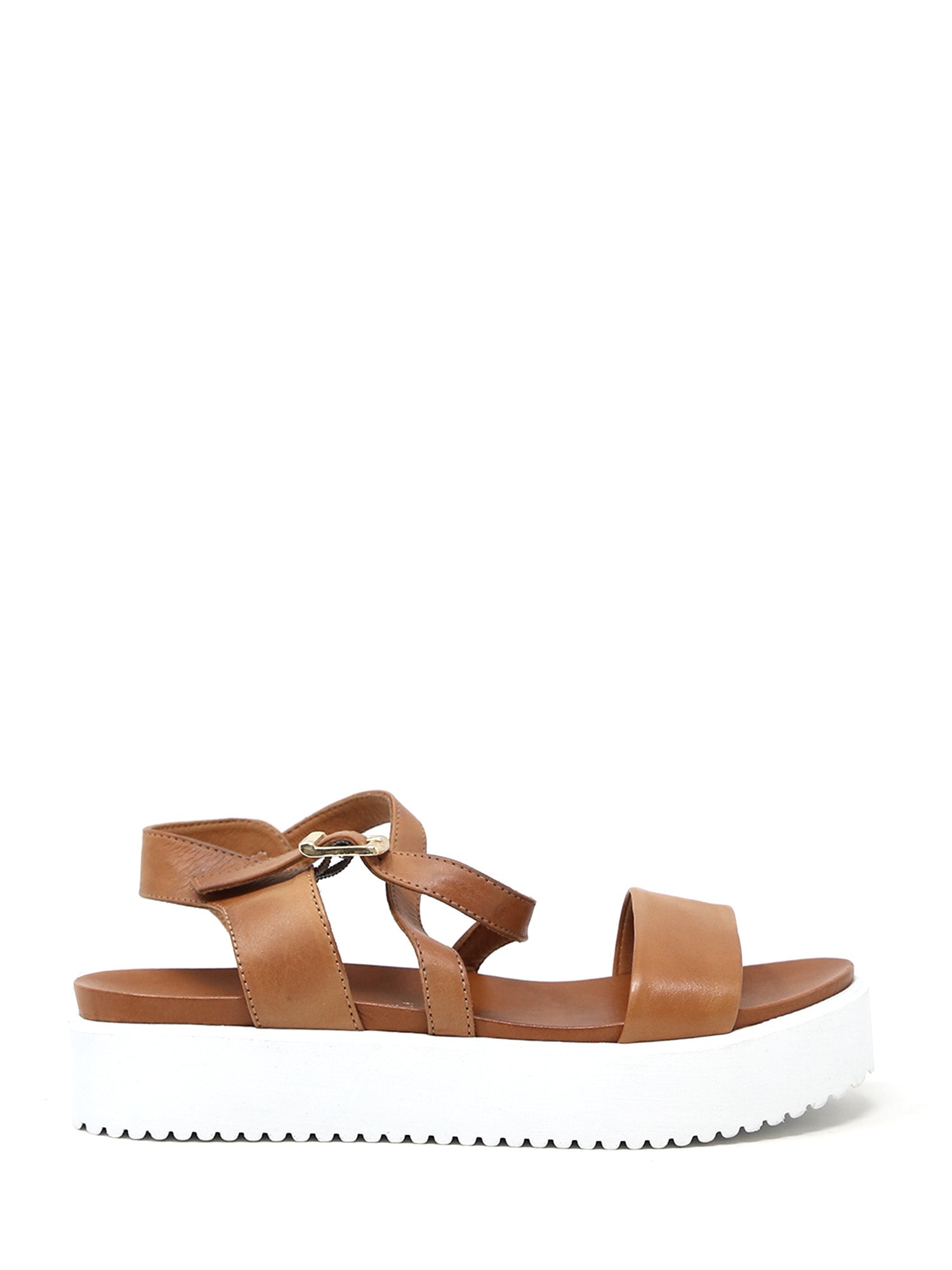 Sandali zeppa Marrone Sshady