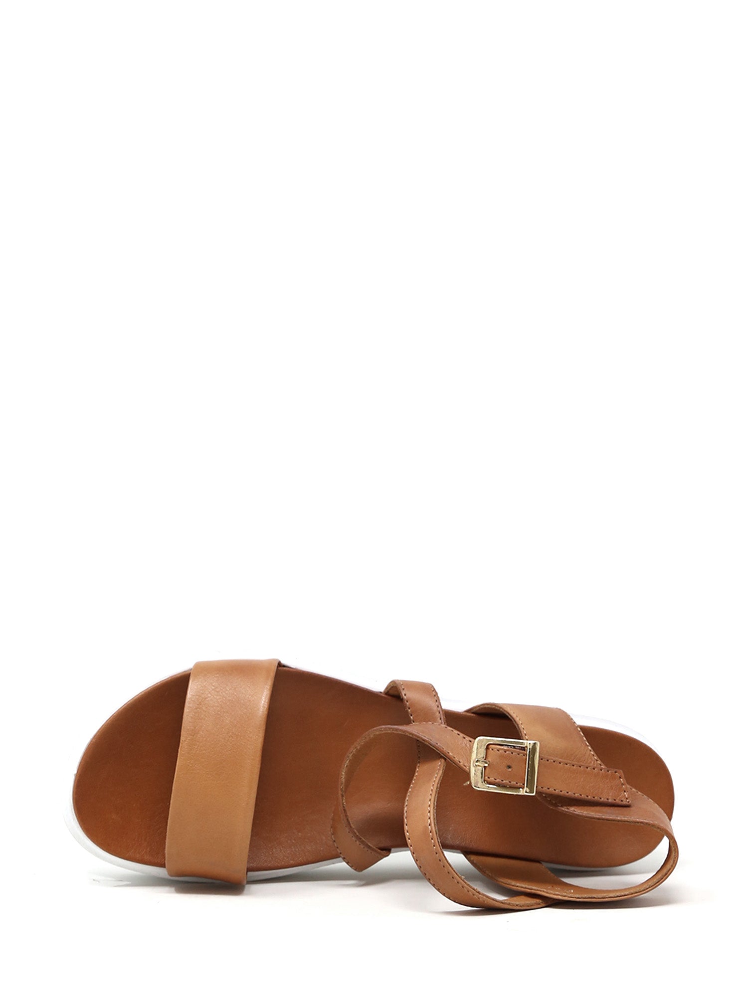 Sandali zeppa Marrone Sshady