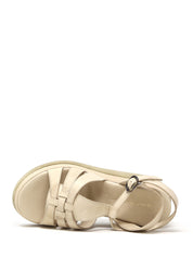 Sandali zeppa Beige Sshady