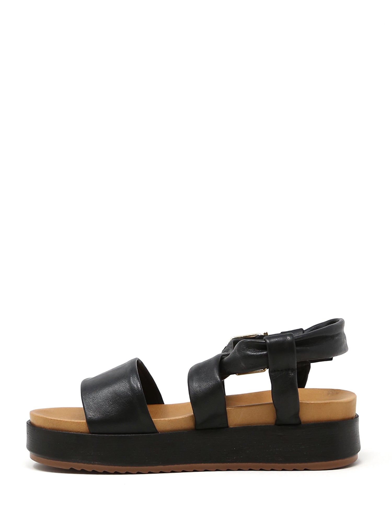 Sandali zeppa Nero Sshady