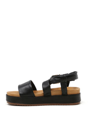 Sandali zeppa Nero Sshady